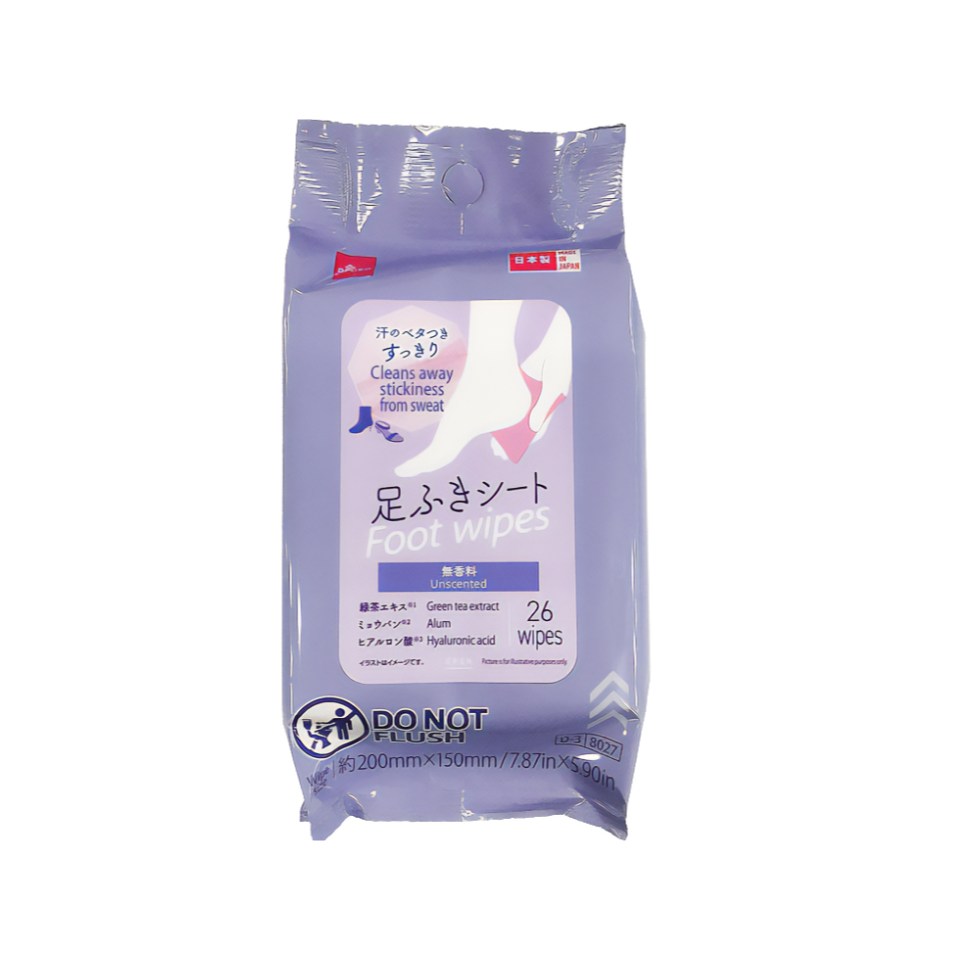 Cleaning Foot Wipes Unscented