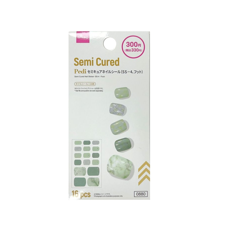 Semi Cured Nail Sticker SS-4 Foot