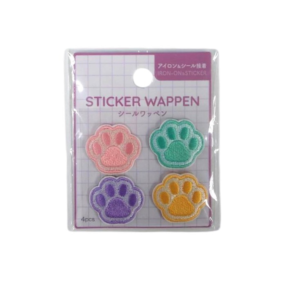 Sticker Wappen Paw Pad