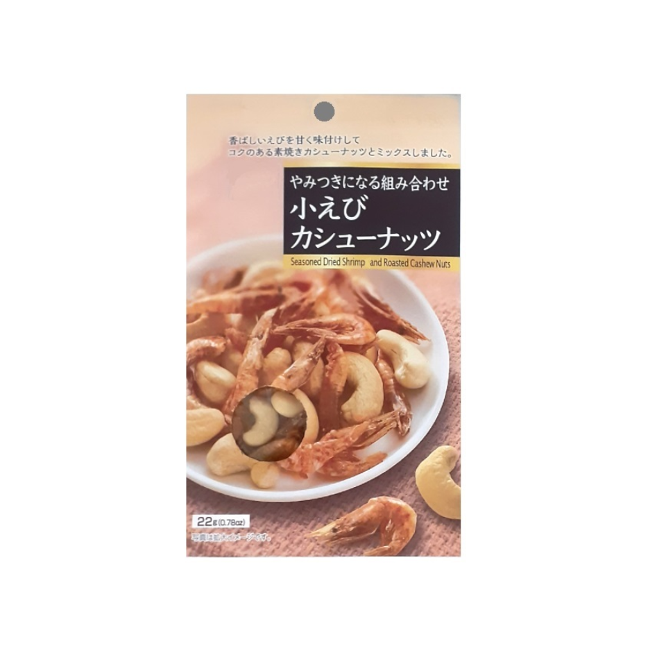 Seasoned Dried Shrimp and Roasted Cashew Nuts 22g