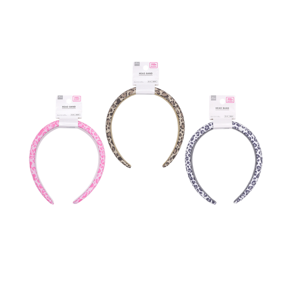 Headband Wide Animal Pattern