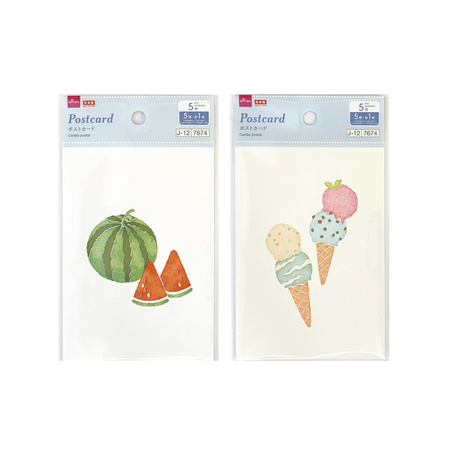 Postcard Summer Design Stamp