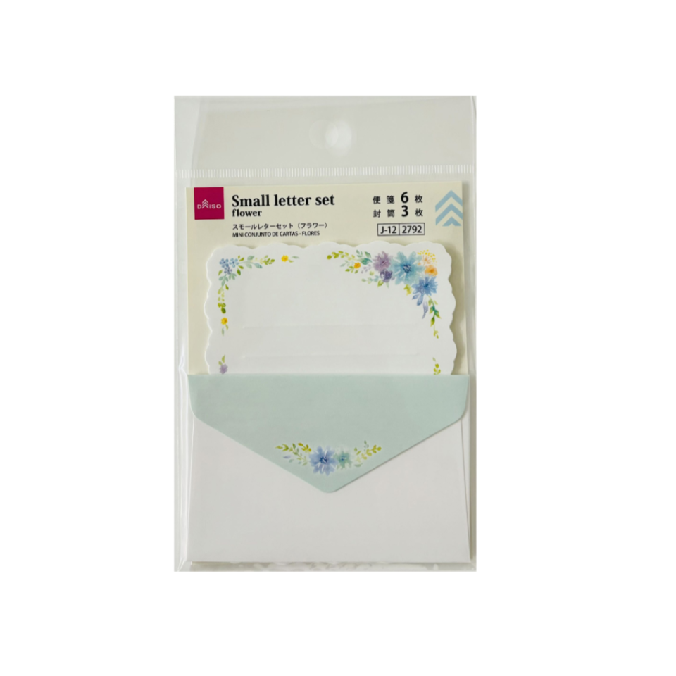 Small Letter Set Flower