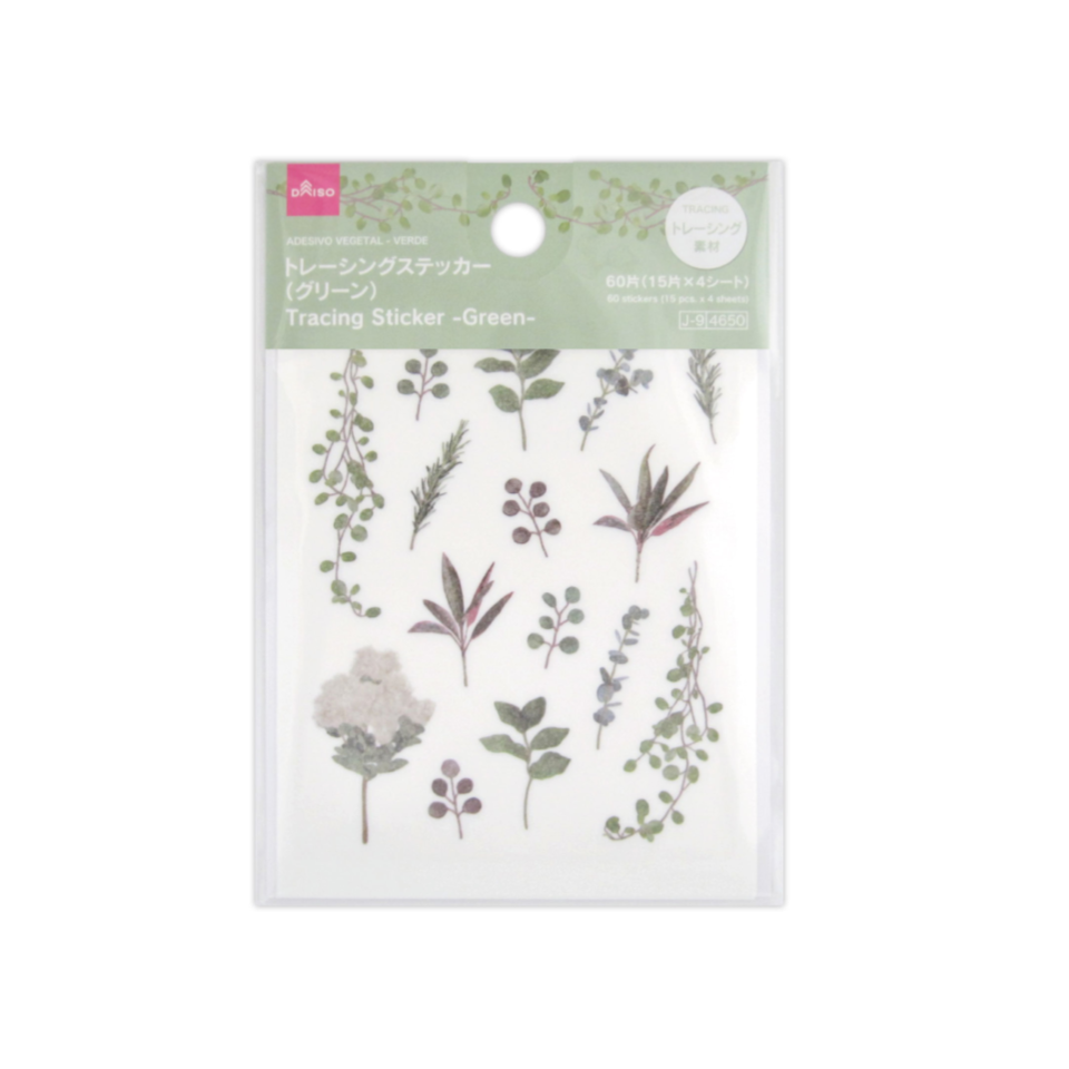 Tracing Sticker Green