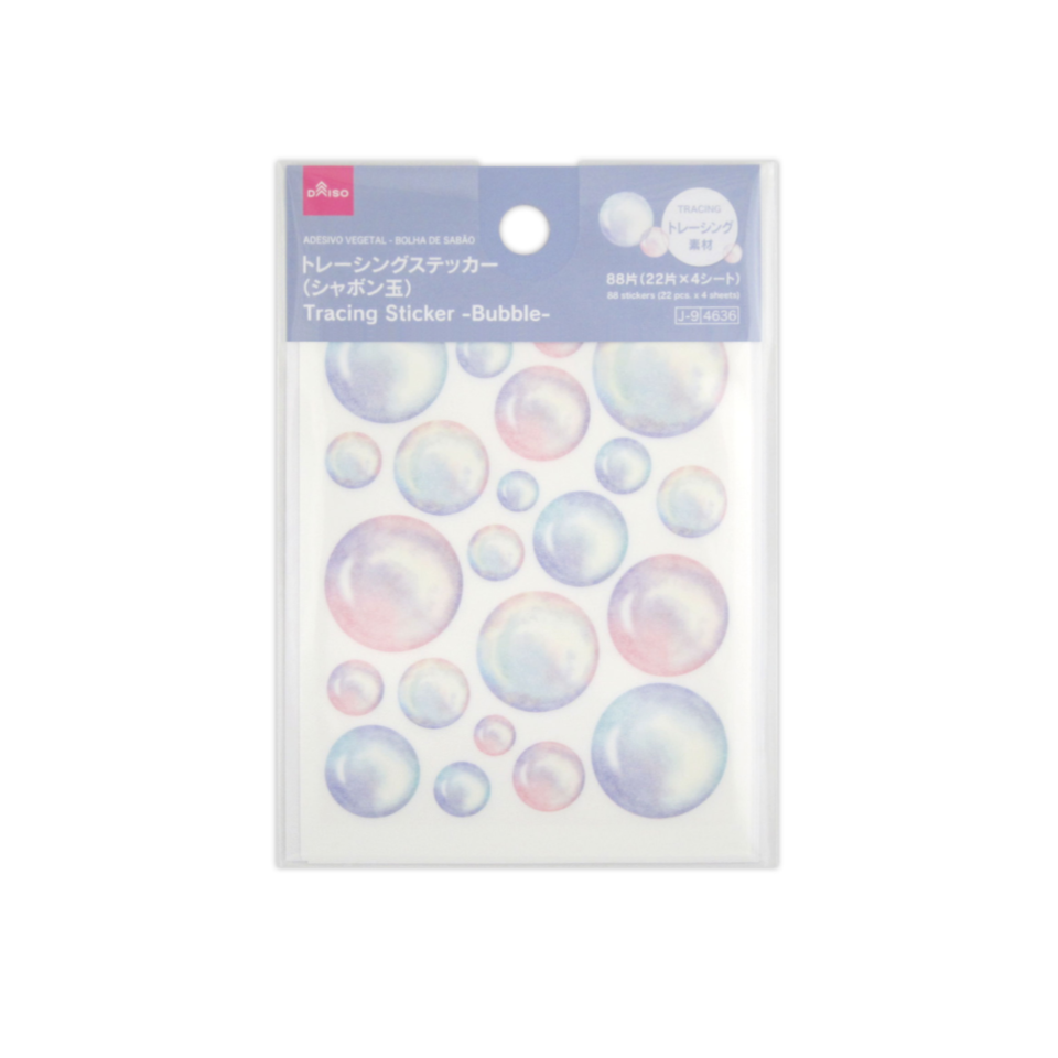 Tracing Sticker Bubble
