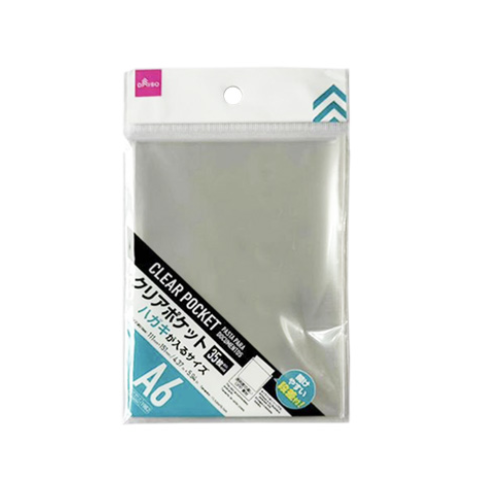 Clear Pockets A6
