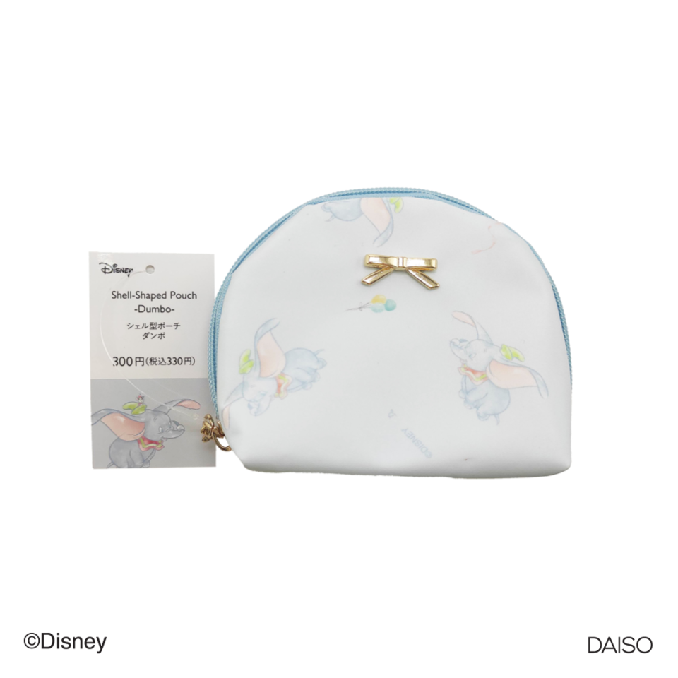 Shell Shaped Pouch Blue Dumbo