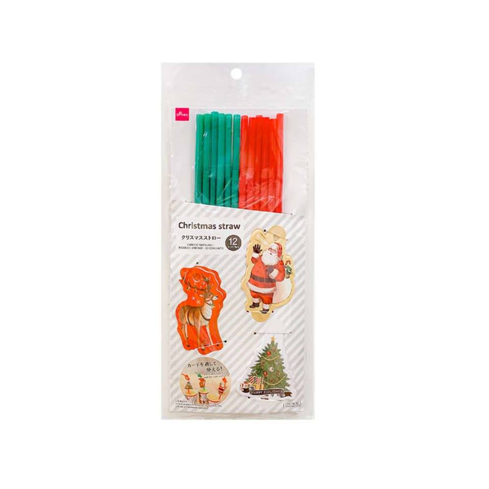 Christmas Straw Vintage Style
