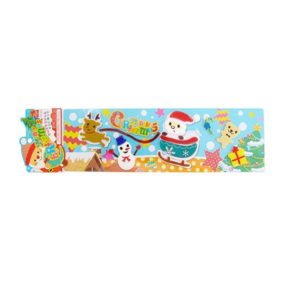 Christmas Gel Riding On Sleigh