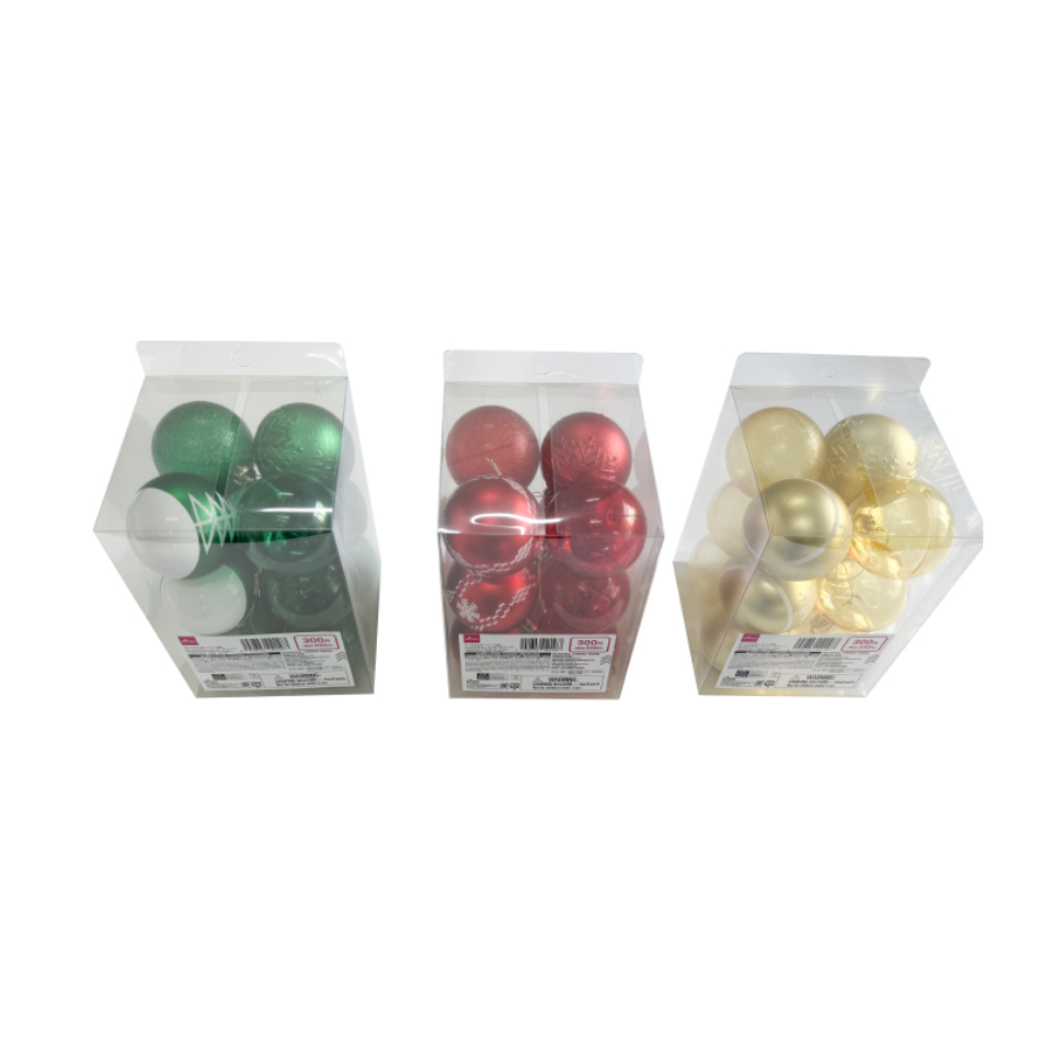 Christmas Ornament Gold/Red/Green