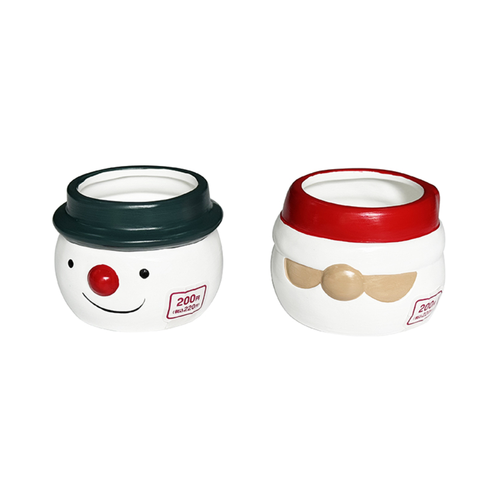 Flower Pot Santa/Snowman