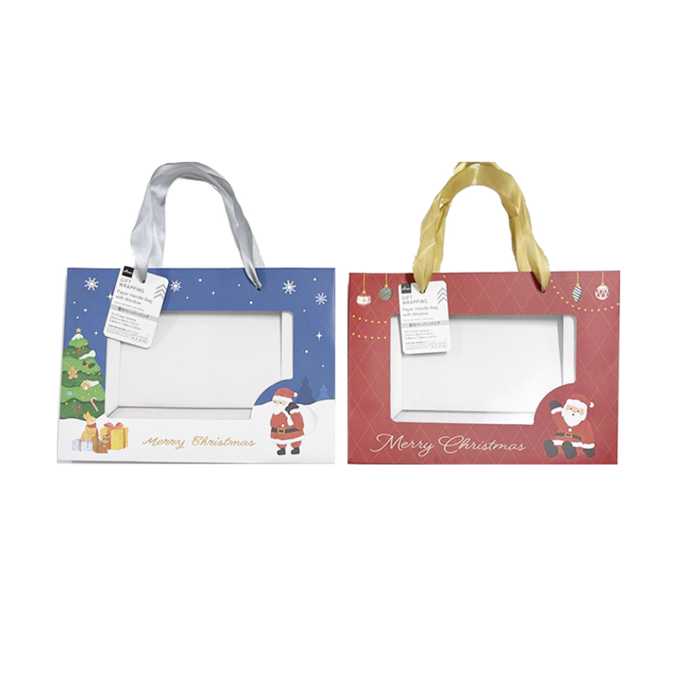 Paper Handle Bag with Window Basic 25cm x 18cm x 10cm