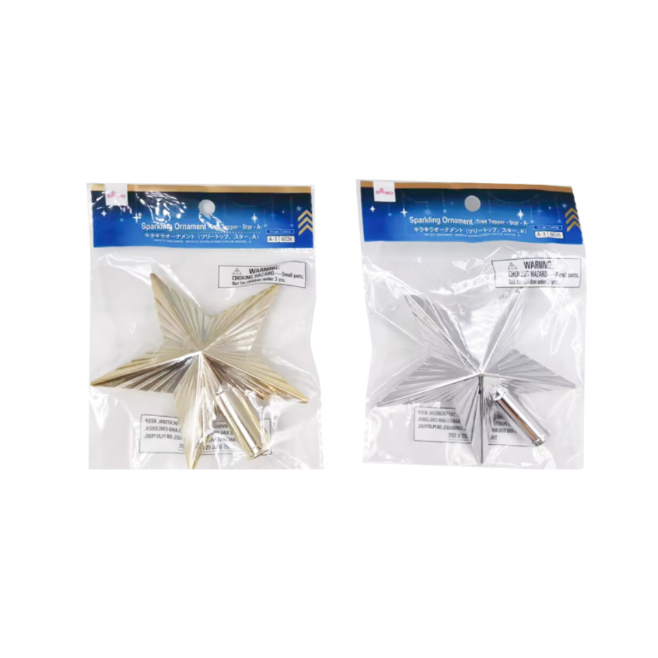 Sparkling Ornament Tree Topper Star A
