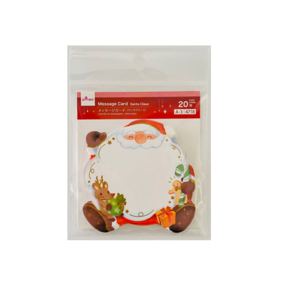 Message Card Santa Claus
