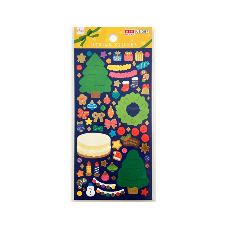 Sticker Christmas Motif Custom