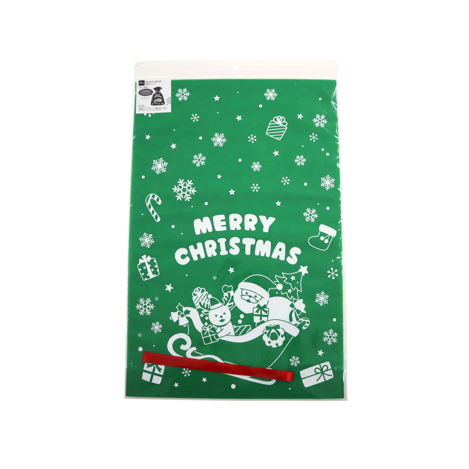 Non-Woven Gift Bag Present Santa Green 40cm x 60cm x 10cm