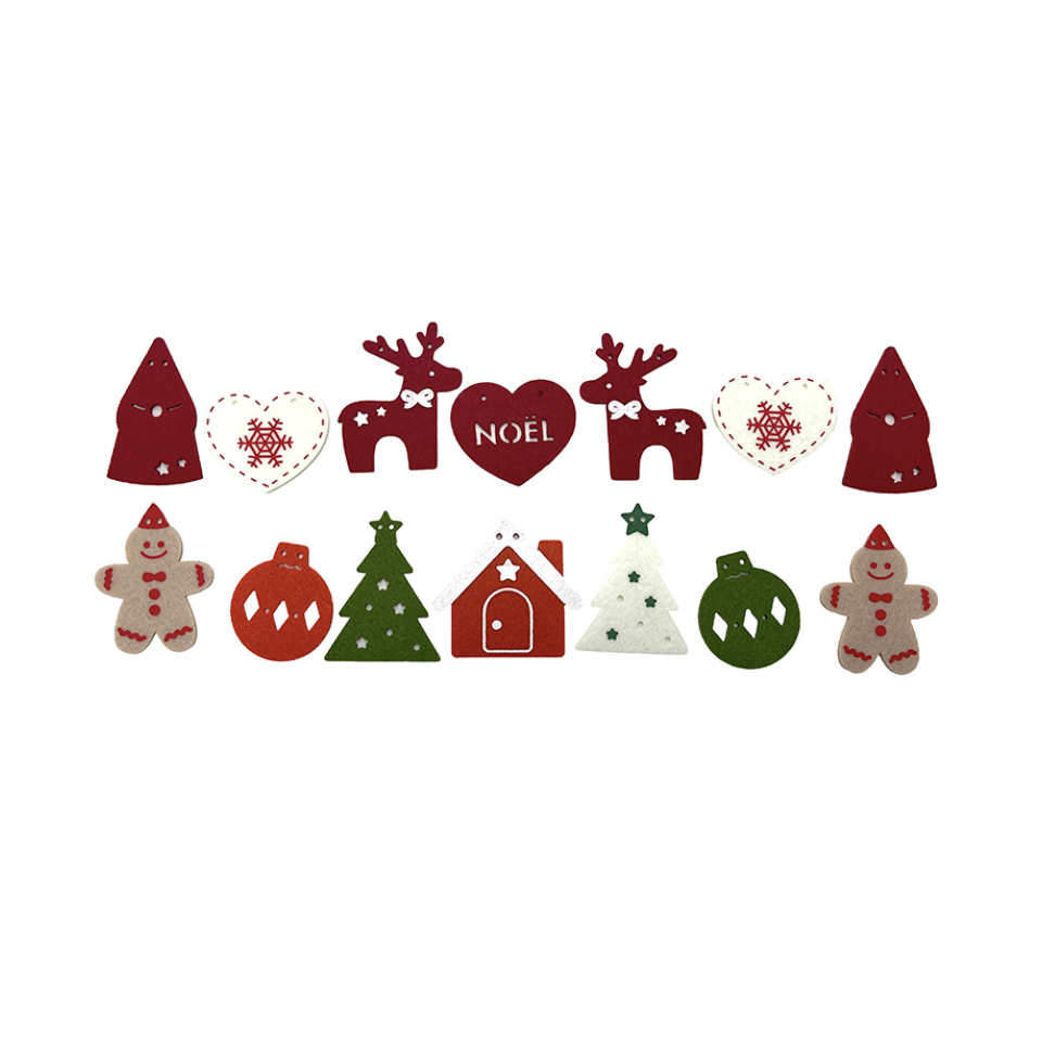 Felt Garland Printed Motif