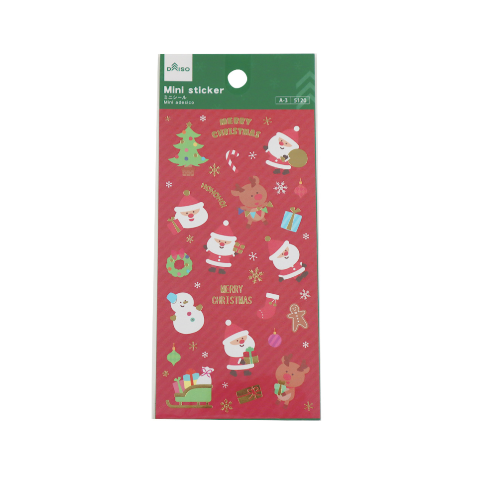 Mini Sticker Happy Christmas