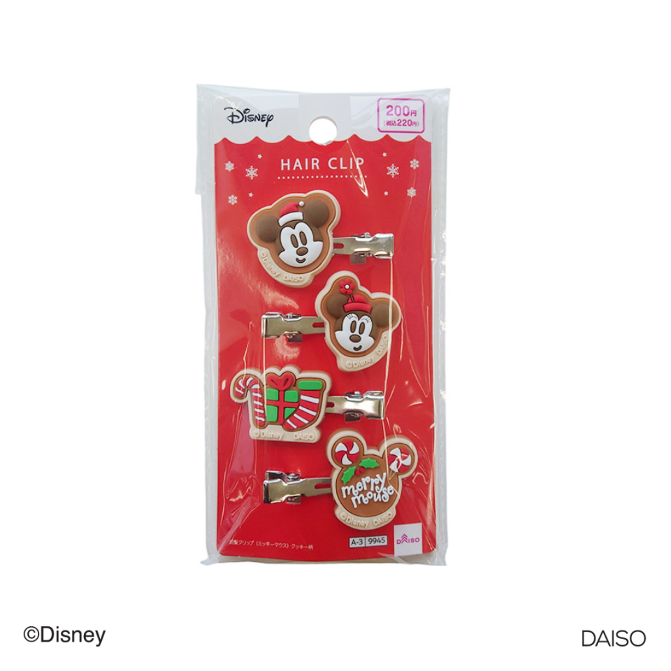Bangs Clips Mickey Mouse Cookie
