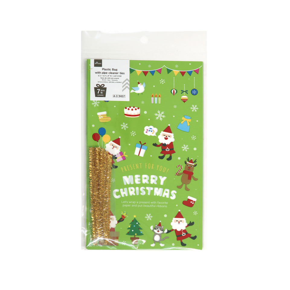 Wrapping Bag Jolly Christmas Green