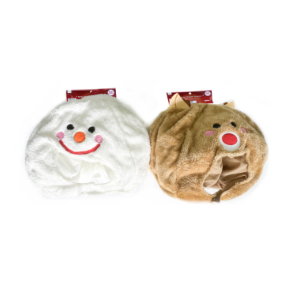 Fluffy Hat Reindeer/Snowman