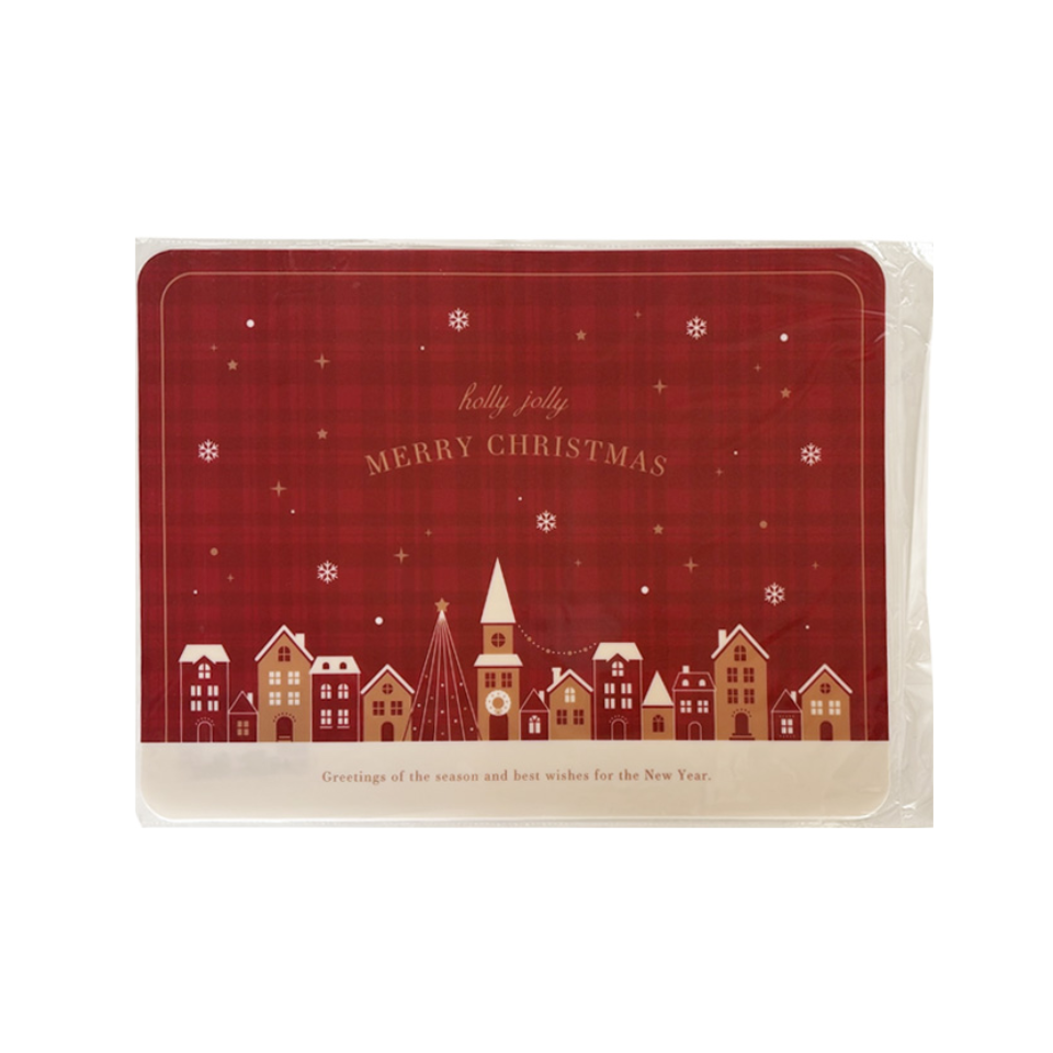 PP Placematt Christmas Silhouette Design