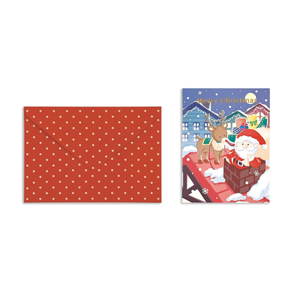 Christmas Greeting Card Santa Claus