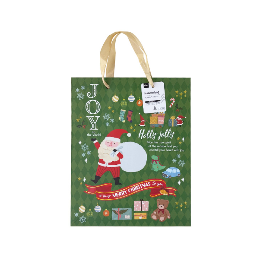Handle Bag Christmas Kids 26.4cm x 32.7cm x 13.6cm