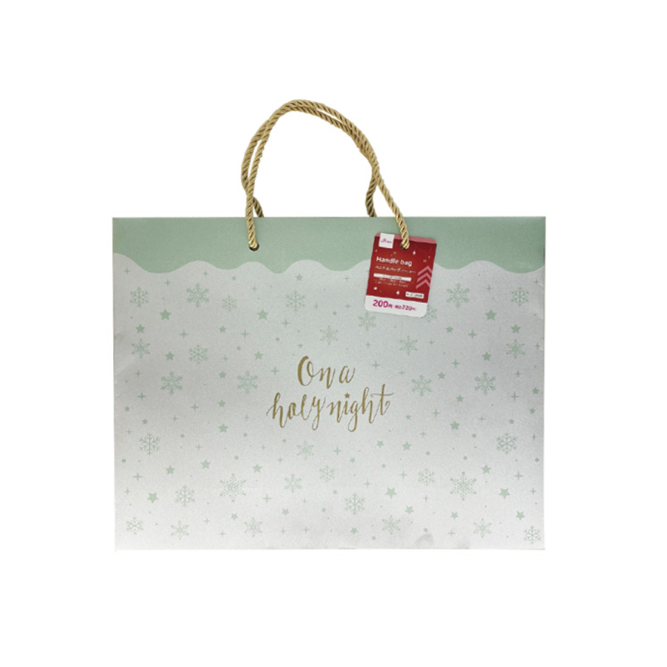 Handle Bag Christmas Mix Glitter Horizontal 35cm x 28cm x 10cm