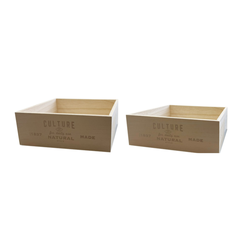 Wooden Box Culture A