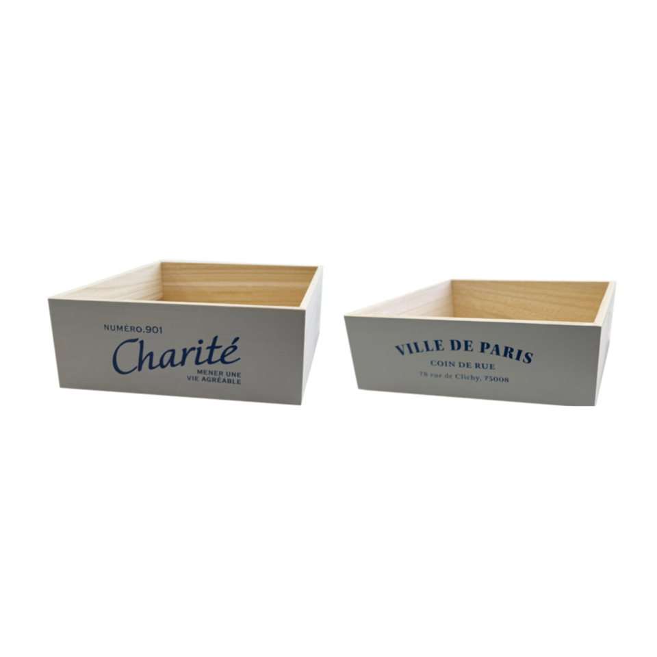 Wooden Box French A