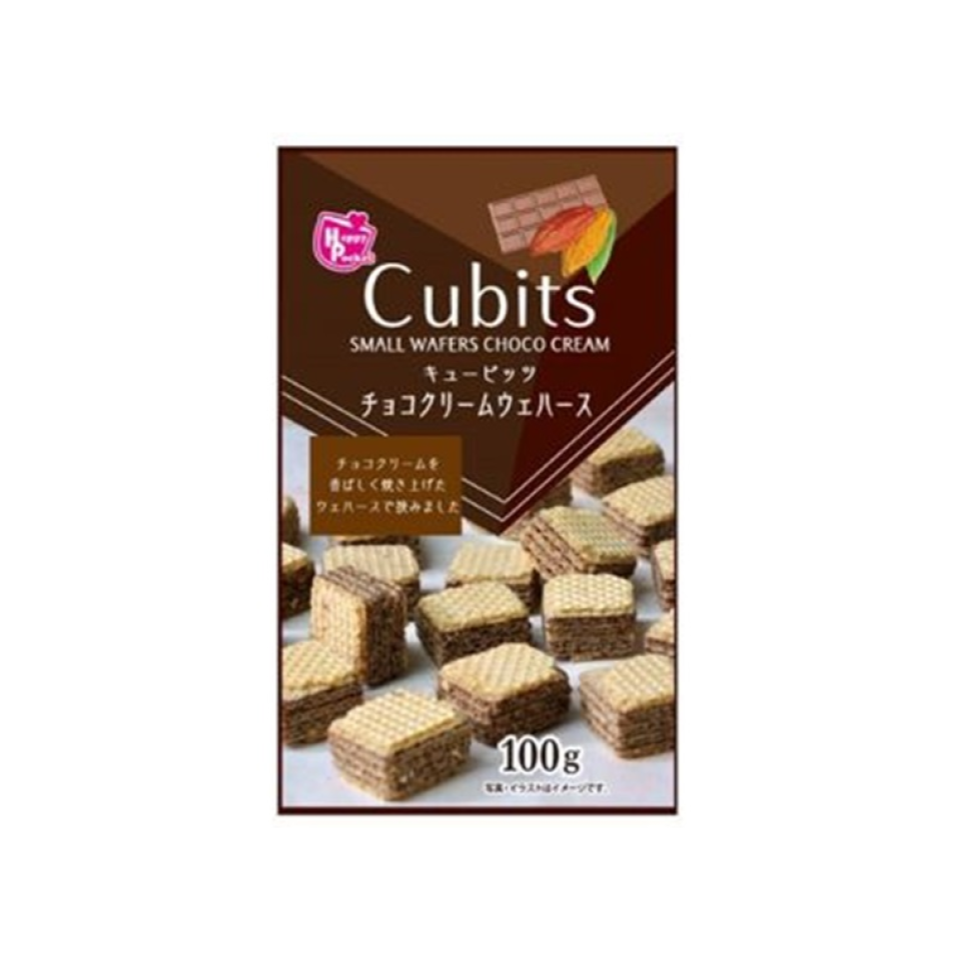Qbits Chocolate Cream Wafers 100g