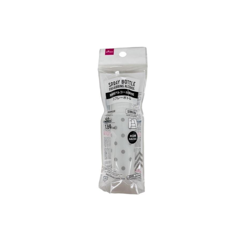 Spray Bottle for Rubbing Alcohol Polka Dots 50ml