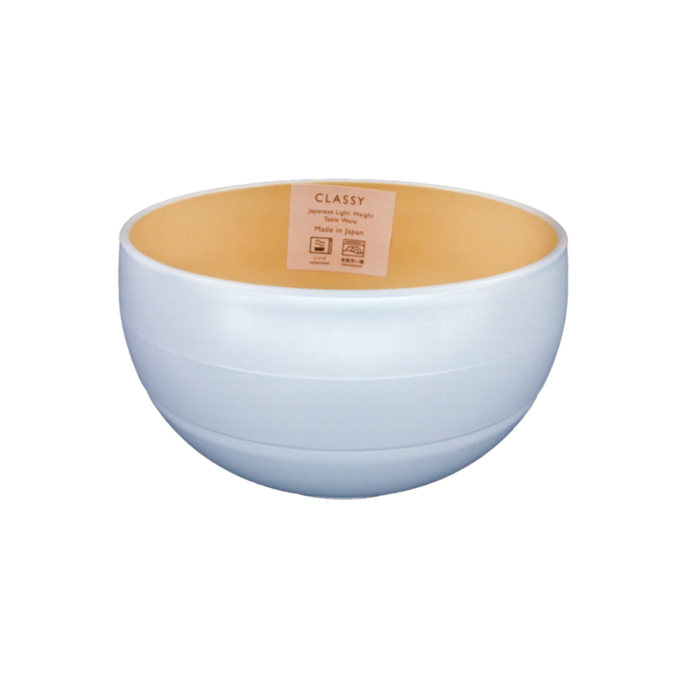 Classy Wayowan Medium Round Soup Bowl Blue Dishwasher Safe