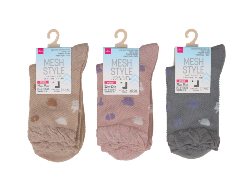 Regular Socks Mesh Style Cafe