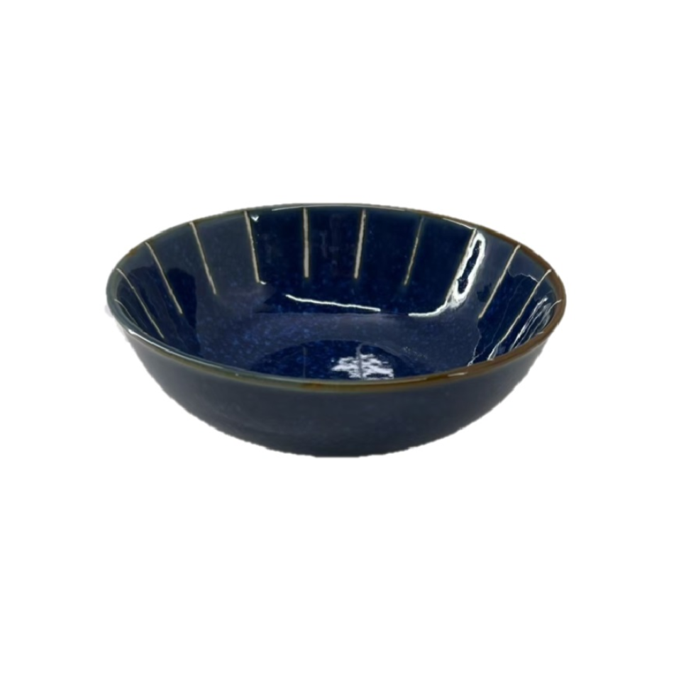 Youhen Blue Fuchitokusa Bowl 17cm