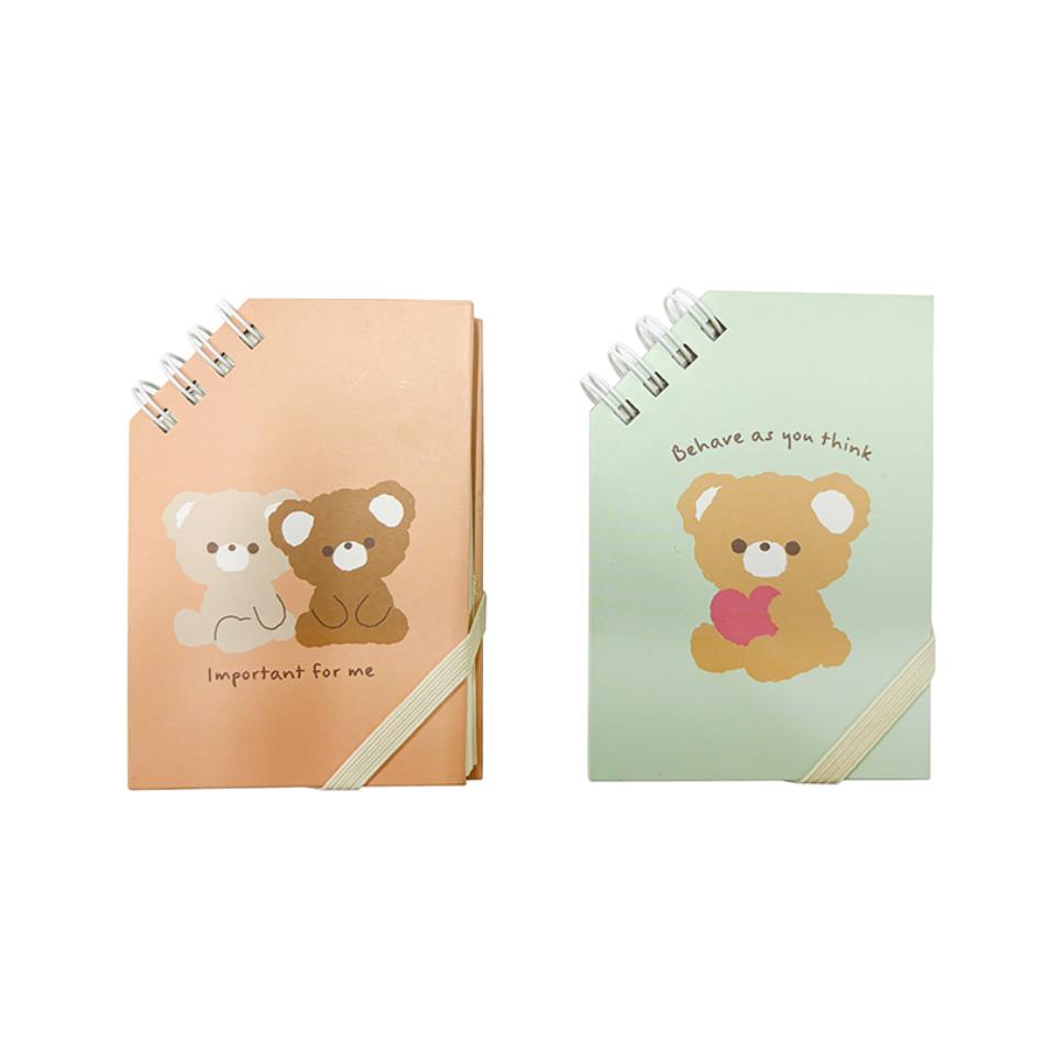 Spiral Notepad Bear