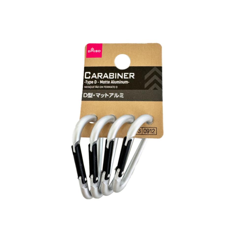 Carabiner Type D Matte Aluminum