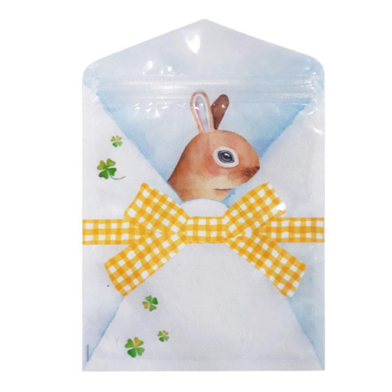 Zipper Bag (Hokkori Animal  Rabbit  5Sheets)