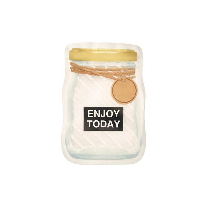 Gusseted Jar Pouch with Design 4.2in x 5.9in