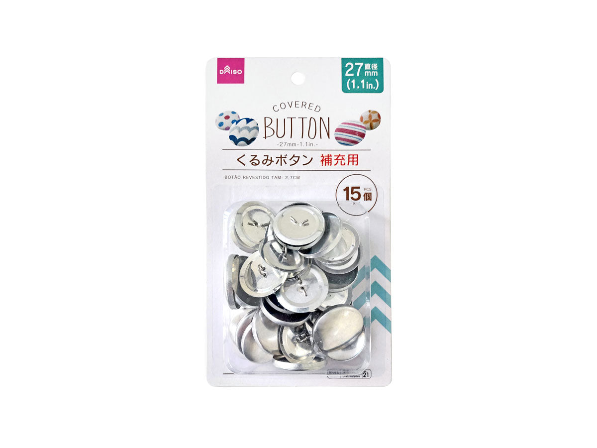 Covered Button 27mm