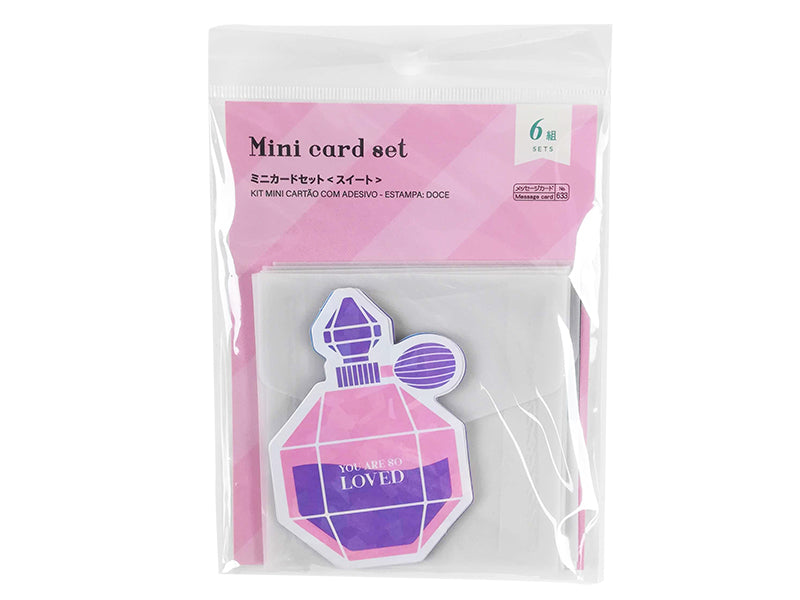 Mini Card Set Sweet with Sticker