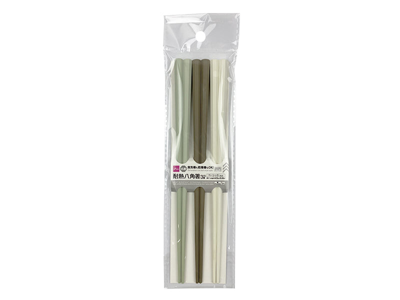 Heat Resistant Octagonal Chopsticks Basic 23cm