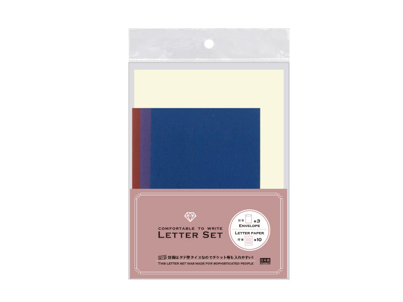 Premium Letter Set  Hammer Tone -10Sheets-Envelope 3-Color Assorted-