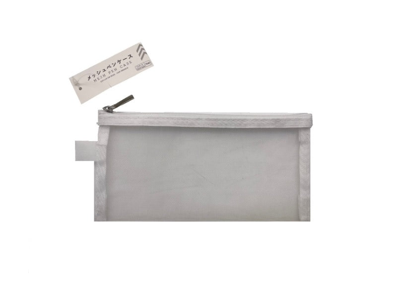 Mesh Pen Case White