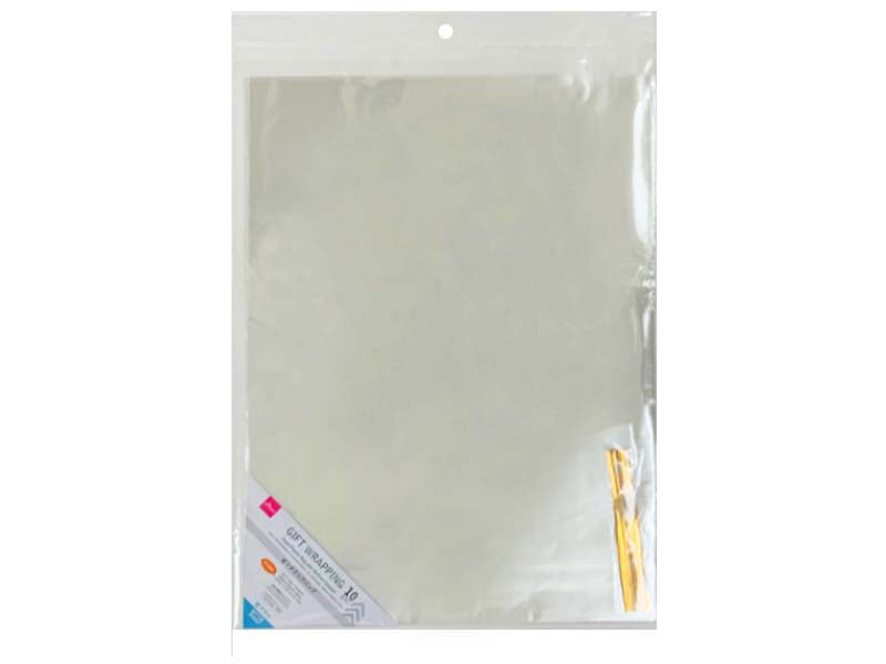 Clear Plastic Bag with Bottom Gusset  40cm x 30cm x 8cm