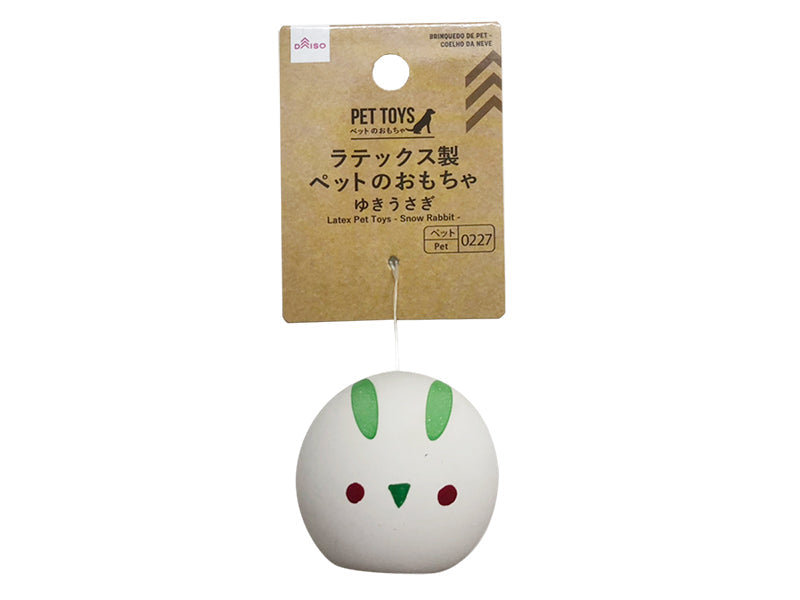 Latex Pet Toys Snow Rabbit