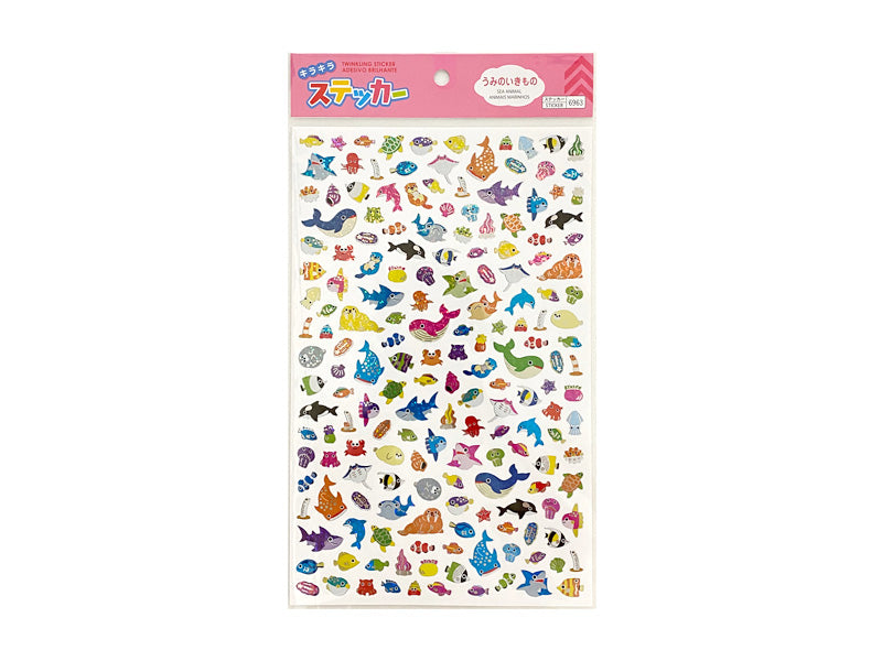 TWINKLING STICKER SEA ANIMAL