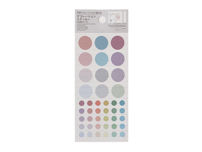 Gradation Sticker Circle