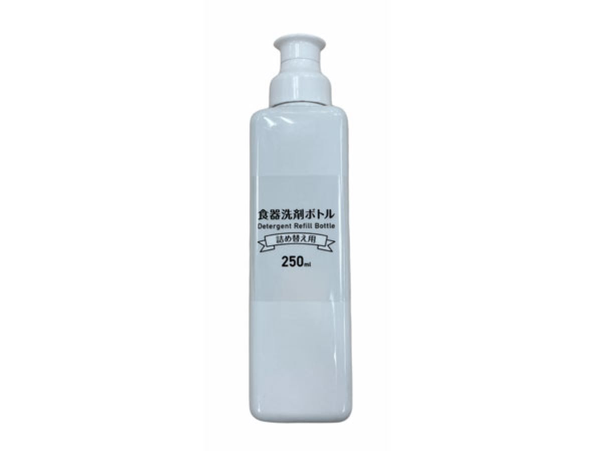 Dishwashing detergent refill bottle